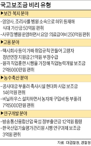 민·관이 짜고 서류 위조·횡령…줄줄 샌 국고보조금 3119억