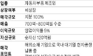  연매출 700억~800억 車부품 제조사 지분 매각