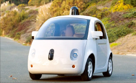 구글, 직접 설계한 무인車 실물 공개