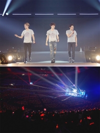 JYJ, 일본 돔 투어 오사카 돔 공연, 7만 5천팬 열광 속에 성료