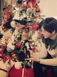 YB윤도현, 직접 만든 크리스마스 트리 인증샷 &#34;따뜻한 느낌 가득&#34;