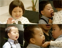 &#39;슈퍼맨&#39; 추사랑,  삼둥이 앞에서는 &#39;의젓한 누나&#39;