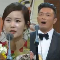 김지민 추성훈, KBS 연예대상 최우수상 수상