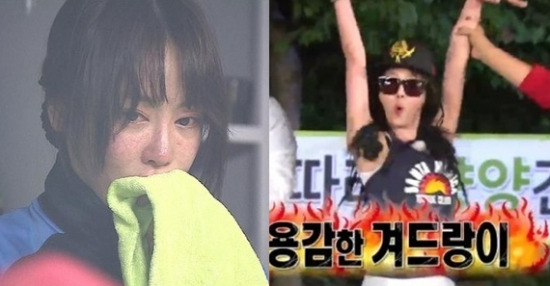 사진=MBC 진짜사나이(좌)·KBS 2TV 1박2일(우) 방송화면 / 진짜사나이 강예원