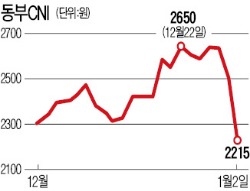 [마켓인사이트] '법정관리 신청' 동부건설 채권값 폭락…동부CNI 주가 11% ↓