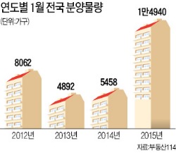 羊의 해 1월 분양 '남다른 量'