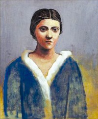 피카소의 첫째 부인 올가를 그린 ‘여인 초상화’(Portrait de femme), 1923년 작.