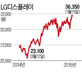 악재 덮은 실적…LGD, 신고가