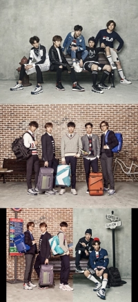 B1A4, 스쿨룩 종결자 등극..휠라 &#39;2015 백투스쿨 컬렉션&#39; 공개