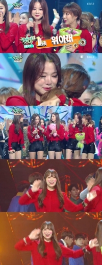 '뮤직뱅크' EXID 지상파 첫 1위, 앵콜무대서 연지곤지 탈춤 공약 이행