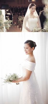 남상미, 결혼식 사진 공개.. &#39;순백의 아름다운 신부&#39;
