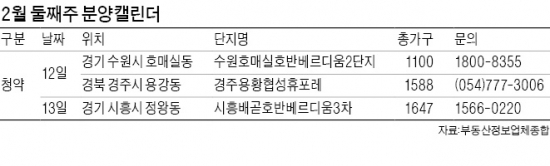 설 연휴 앞두고 분양시장 '숨 고르기'