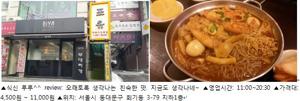 [SNS 맛 감정단] 대학가 개강시즌…새내기 필수 맛집