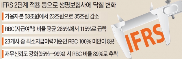 IFRS 개정안 시행 땐 생보사 자본 35조 급감