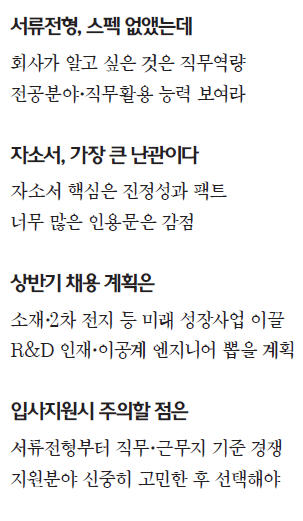 [취업에 강한 신문 한경 JOB] "LG화학 입사에 가장 강력한 스펙은 전공…기본기부터 갖춰라"