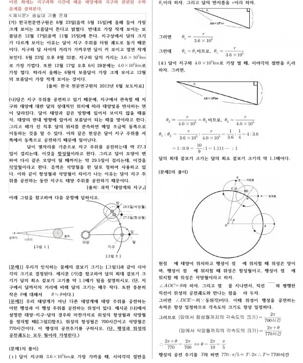 [논술 길잡이] 태양계와 지구