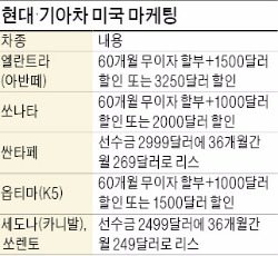 "미국 점유율 8% 탈환하라"…현대차, 60개월 무이자·캐시백 확대