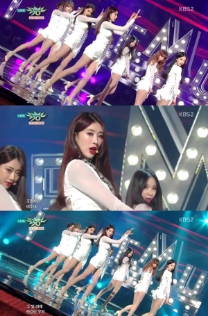 &#39;뮤직뱅크&#39; 나인뮤지스, 도발적인 섹시퀸의 등장