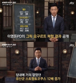 실검보고서, 이영돈PD, 그릭 요거트 직접 체험..&#34;2주만에 몸에 변화 생겼다&#34;