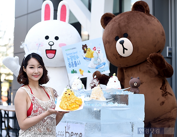 [포토] 카페베네, '눈꽃빙수로 시원한 여름을'