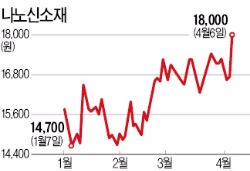 나노신소재, 외국인·기관 '쌍끌이'