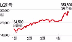 "실적 2분기는 더 좋다" 외국인·기관, LG화학 '쌍끌이'