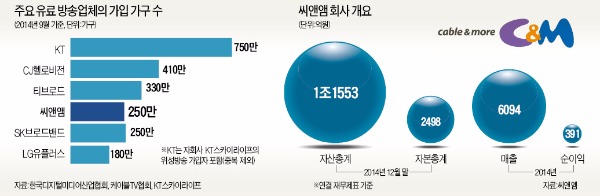 [단독] 씨앤앰, 통매각 2년 고집하다 분할매각 '선회'