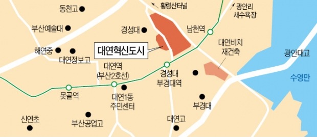 [부산혁신도시] 부산 부동산 바람 일으킨 대연혁신지구…지역 재개발·분양 호조…'시너지 효과'