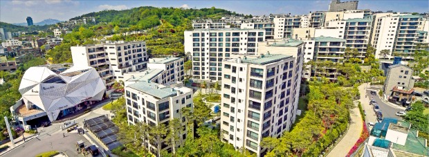 < ‘공시가격 8위’ 한남더힐 > 국토교통부가 발표한 ‘전국 공동주택 공시가격’에서 8위를 차지한 서울 한남동의 한남더힐. 이 아파트 올해 공시가격은 39억7600만원(전용 244.8㎡ 기준)으로 지난해에 비해 20%가량 올랐다. 정동헌 기자 dhchung@hankyung.com