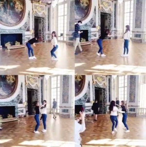 걸스데이 소진, 혜리와 함께 유럽여행 &#39;베르사유 무도회장에서 춤을&#39;