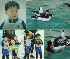 &#39;슈퍼맨&#39; 제주도서 재회한 삼둥이+추사랑, 이번엔 &#39;물놀이 데이트&#39;