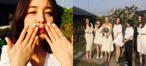 서영희, 김나영 비밀 결혼식 참석한 사진 공개 &#34;나영이의 특별한 결혼식&#34;