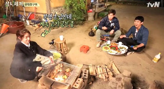 '삼시세끼'에 출연한 박신혜(왼쪽). 사진=해당 방송 캡처