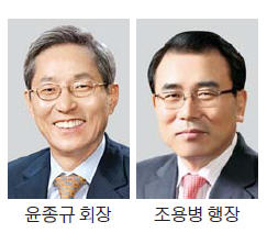 연휴에 재충전한 윤종규…해외지점 돌아본 조용병
