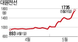 '김무성 테마주' 대원전선 너무 오르네