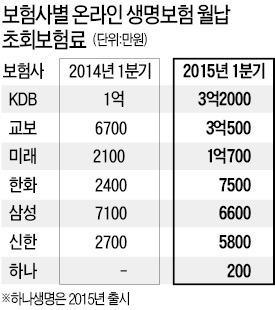 '쑥쑥 크는' 온라인 생명보험, 전년비 3배 늘어