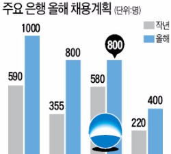 우리은행 올 800여명 신규 채용