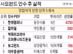 [마켓인사이트] 한앤컴퍼니가 손댄 웅진식품 4250%↑