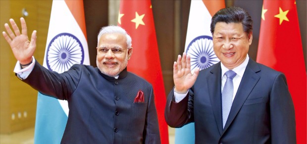인도·중국 정상의 만남