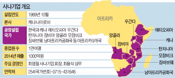 [한계돌파] 최영철 사나 회장 "아프리카에선 삼성·현대차보다 우리가 더 유명하죠"