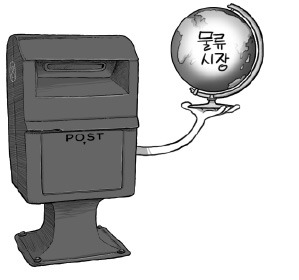 이메일 시대 '위기의 우체국' 해외 물류사업 확대로 돌파구