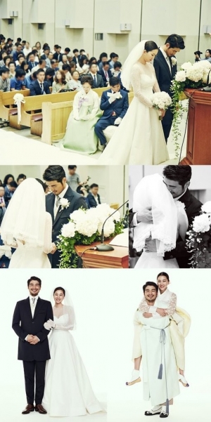 장윤주, 결혼식 내부 사진 공개 &#39;로맨틱 분위기&#39;