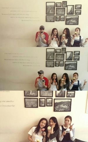 박은혜, 우정사진 공개 &#34;꽃보다 아름다운 세 여인과 한 마리 늑대&#34;
