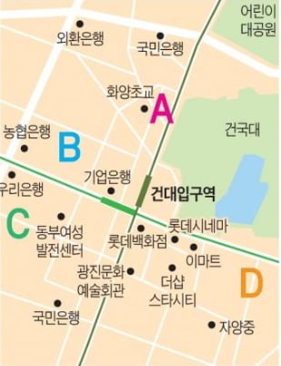 건대입구역 인근 중소형 빌딩 실거래 사례 및 추천매물