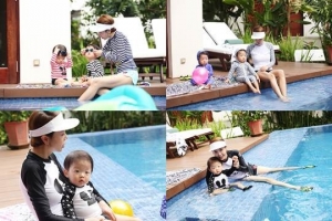 황혜영, 쌍둥이 아들과 함께한 베트남 가족여행 공개 &#39;화보 가족&#39;
