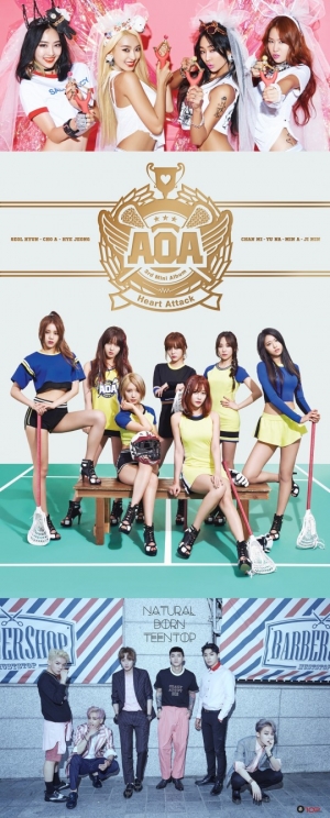 2015년 6월 22일, 기억해 &#39;컴백 대란&#39;의 시간..씨스타 vs AOA vs 틴탑