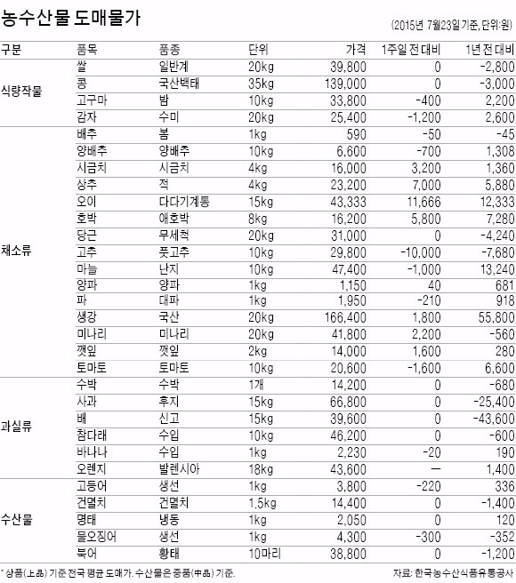 '여름 보양식' 민물장어·오리 값 하락