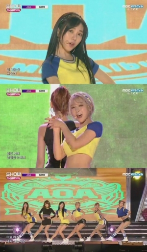 &#39;쇼챔피언&#39; AOA, 자꾸만 &#39;심쿵&#39;하게 만드는 &#39;심쿵해&#39; 무대