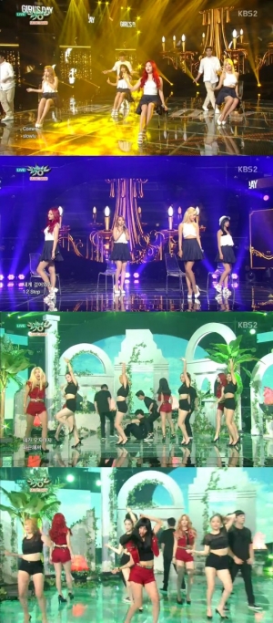 &#39;뮤직뱅크&#39; 걸스데이, &#39;여성미vs섹시&#39; 상반된 매력 &#39;컴 슬로울리&#39;와 &#39;링마벨&#39;