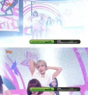 &#39;음악중심&#39; AOA, 천사들의 사랑스러운 무대 &#39;심쿵해&#39;